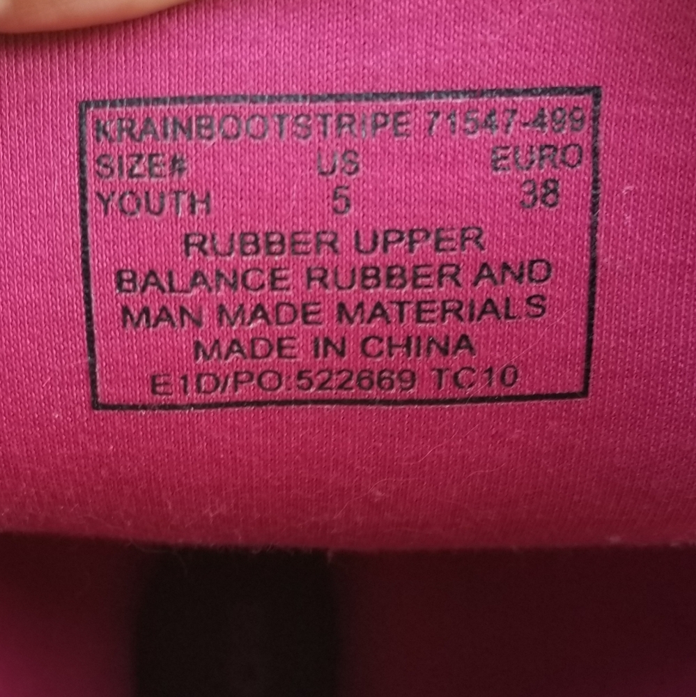 Bogs Striped Rain Boots - Picture 9 of 9